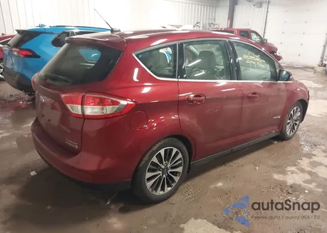 2017 Ford C-Max Hybrid Titanium from USA, damaged, VIN 1FADP5DUXHL117141